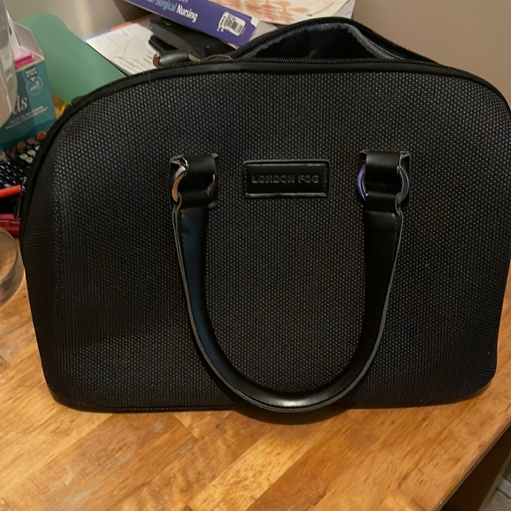 London Fog Oxford Classic Style #7100 Travel Tote Satchel Bag Style 7100